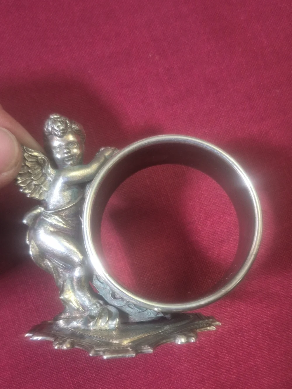 N/A ornate silver